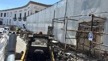Ripartono i lavori al muraglione di San Martino al Vomero, dopo lo stop