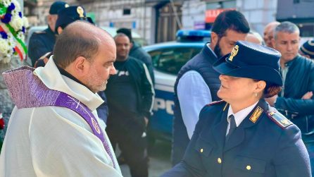 Commemorazione per Pasquale Apicella, il poliziotto ucciso a Napoli nel 2020