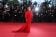 Isabelle Huppert in Gucci con gioielli Chopard