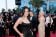 Clotilde Esposito in Dsquared2 con gioiellI Damiani e scarpe Le Silla