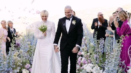I tre abiti da sposa di Micaela Ramazzotti