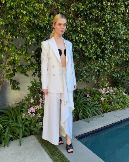 Elle Fanning in Givenchy by Sarah Burton