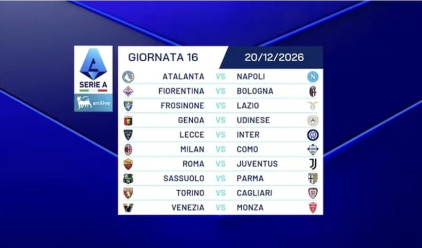 Sedicesima giornata