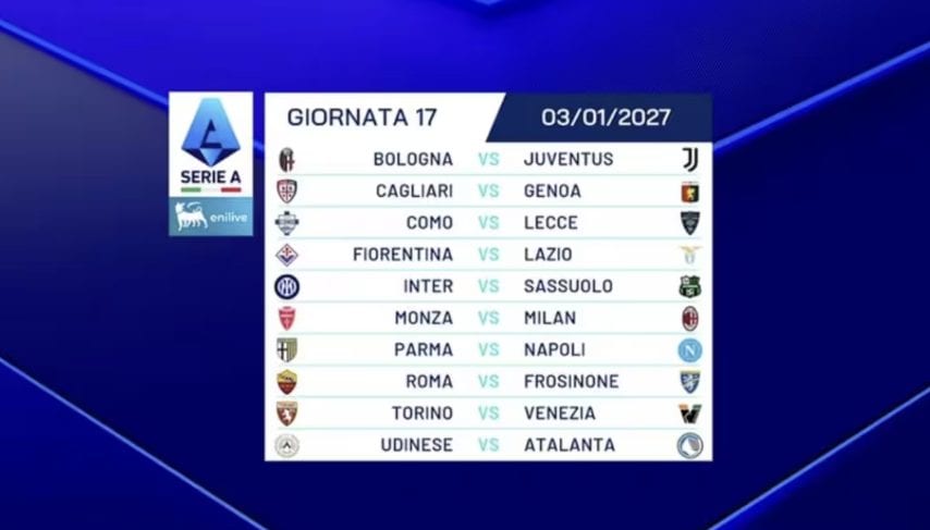 Diciassettesima giornata