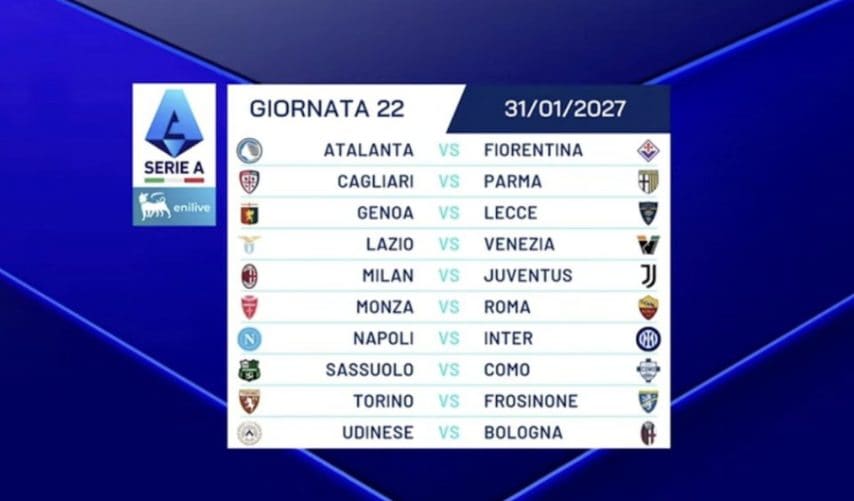 Ventuduesima giornata