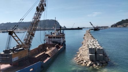 America's Cup Bagnoli, le immagini della nuova scogliera