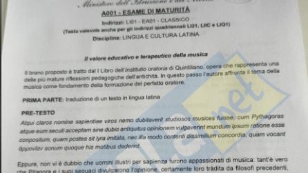 Le foto della versione di Latino al Liceo Classico