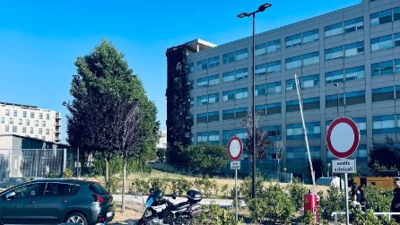 Ospedale del Mare, un'ala distrutta dall'incendio del 21 giugno