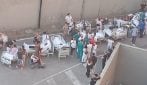 Ospedale del Mare, un'ala distrutta dall'incendio del 21 giugno