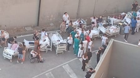 Ospedale del Mare, un'ala distrutta dall'incendio del 21 giugno