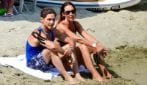 Pier Silvio Berlusconi a Portofino con Silvia Toffanin e i figli dopo l'incidente stradale