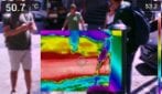 Termocamera su Napoli, temperature altissime nei giorni di ondate di calore