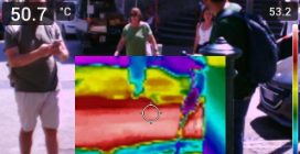 Termocamera su Napoli, temperature altissime nei giorni di ondate di calore