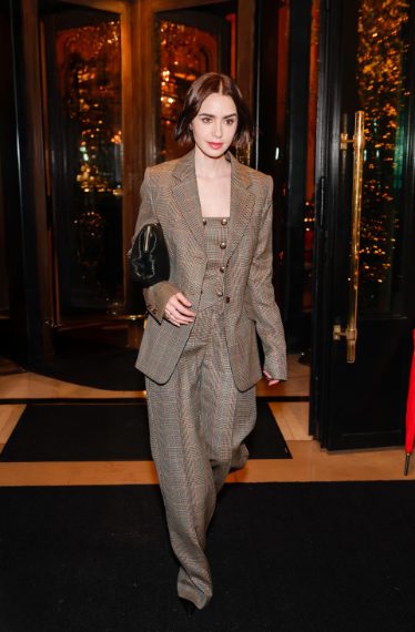 Lily Collins in McQueen