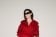Luisa Ranieri alla sfilata di Max Mara con occhiali Max Mara Eyewear