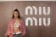 Cindy Bruna alla sfilata di Miu Miu
