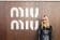 Poppy Delevingne alla sfilata di Miu Miu