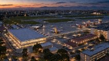 Come sarà l'Aeroporto di Capodichino nel 2035, secondo terminal per i voli Cina, India e Giappone