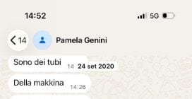I messaggi di Pamela Genini