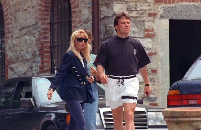 È stata la prima moglie dell'ex calciatore
