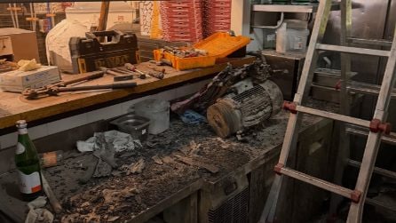 La pizzeria Il colmo del pizzaiolo al Vomero devastata dall'incendio