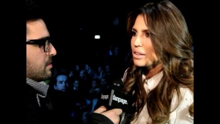 Intervista a Claudia Galanti alla sfilata di Roberto Cavalli | Milan Fashion Week