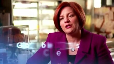 La presentazione della candidatura a sindaco di New York di Christine Quinn