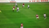Fantastico colpo di tacco di Francesco Totti in Roma-Parma