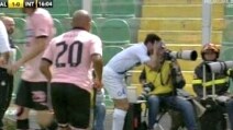 L'infortunio a Javier Zanetti in Palermo-Inter (28/04/2013)