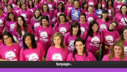 Mamme col pancione, raduno record a Napoli