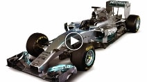 Flop della Mercedes di Hamilton che si spegne all'uscita del garage