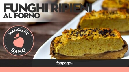 La gustosa ricetta dei Funghi Ripieni al forno (vegetariani)