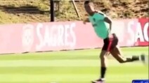Portogallo, Cristiano Ronaldo show in allenamento: gol spettacolare di rabona