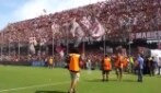 Salernitana, i cori della Sud prima del derby con l'Avellino