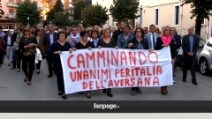 Aversa, fiaccolata per Italia dell'Aversana, i colleghi: "Vogliamo la verità"