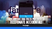 Come evitare le telefonate accidentali