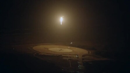 Falcon 9, l'atterraggio del primo stadio