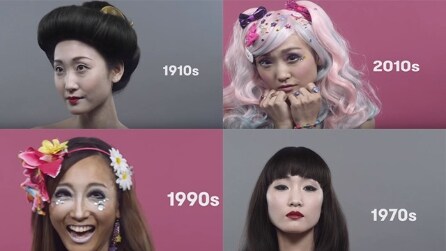Dalle pallide 'Geishe' alle donne stravaganti di oggi: così è cambiato lo stile in Giappone in 100 anni