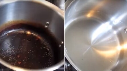 Basta apenas uma gota: o remédio para limpar panelas queimadas