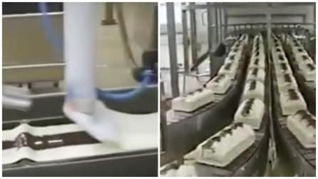 Come viene prodotta la Viennetta? Il video che ha ipnotizzato il web