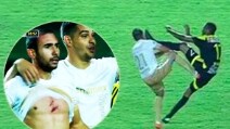 Intervento che sembra un colpo di kung fu: una spaventosa entrata in Copa Libertadores