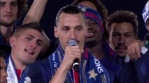 Ibra dice addio: "Vincere senza di me sarà difficile, ma possibile" e Verratti si commuove