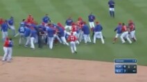 Pugno in faccia all'avversario, scoppia mega rissa nel campo da baseball