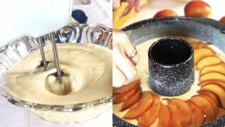 Ciambellone alle pesche: soffice e dal sapore delicato
