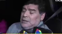 Maradona ha difficoltà a parlare, le strane risposte durante l' intervista