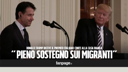 Trump riceve Conte alla Casa Bianca: "Pieno sostegno all'Italia sull'immigrazione"