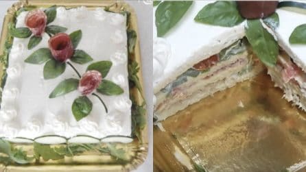 Una torta salata che non ha bisogno di cottura: l'idea originale per le tue feste