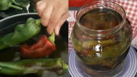 Come preparare una conserva di peperoni fritti: il contorno delizioso