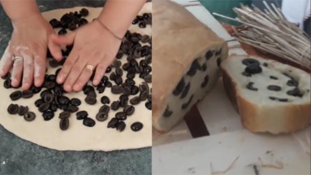 Pane con olive nere: morbido e perfetto per accompagnare i secondi piatti