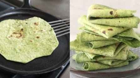 Tortillas di spinaci: una ricetta sana e buona da servire ai tuoi ospiti